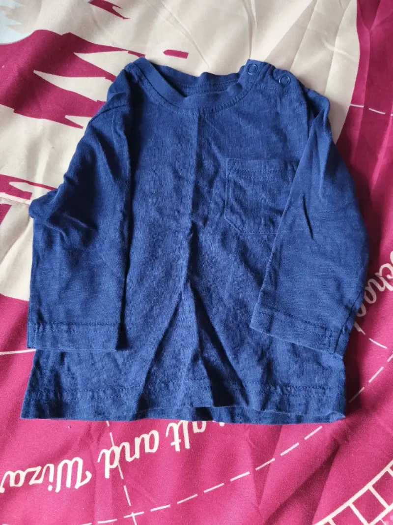 Polera azul para niños - 1