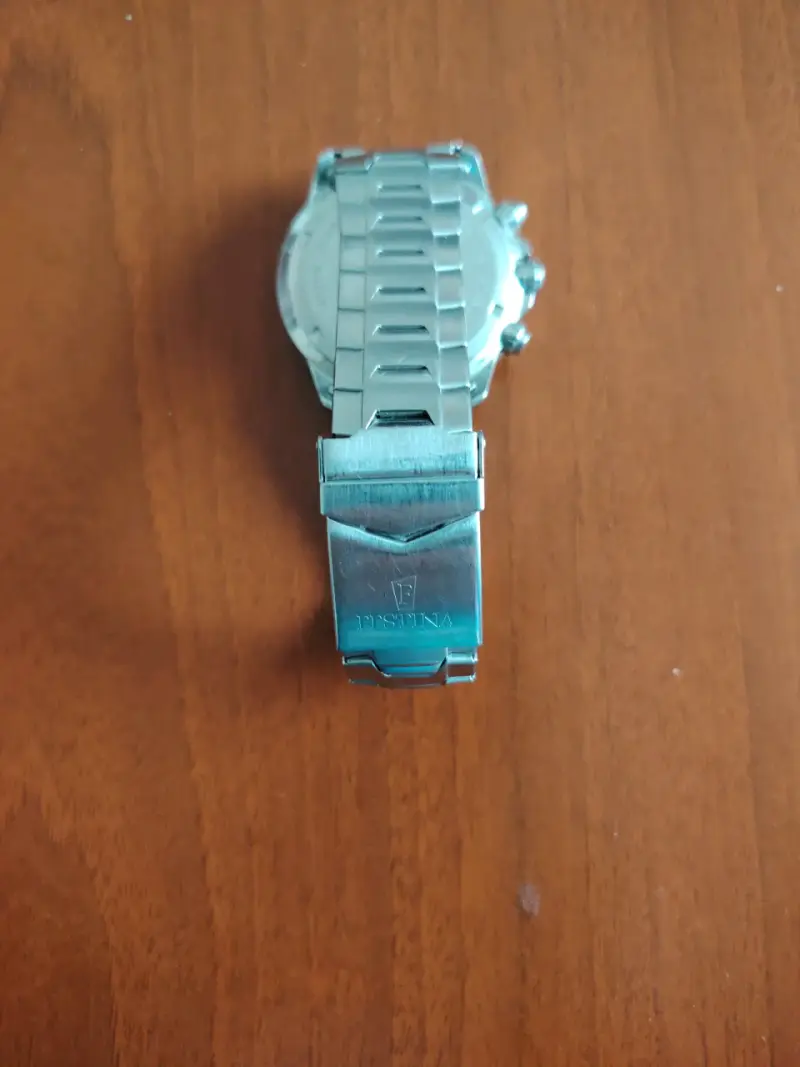Reloj plateado Festina cronógrafo - 2