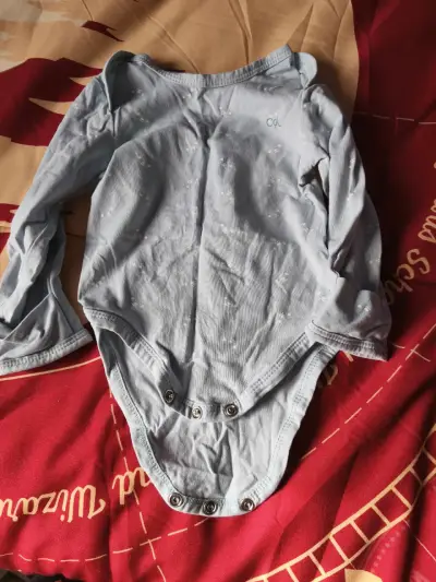 Body de bebé celeste - miniatura 1