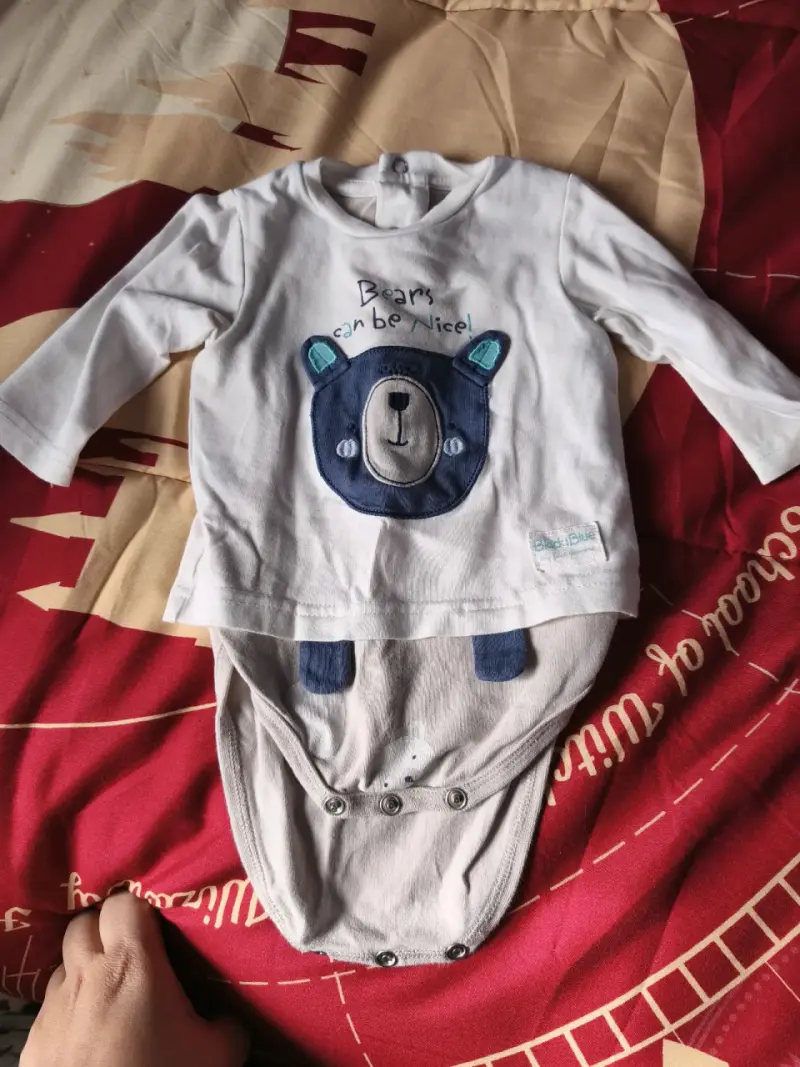 Body bebé con diseño de oso - 1