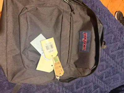 Mochila negra JanSport - miniatura 2