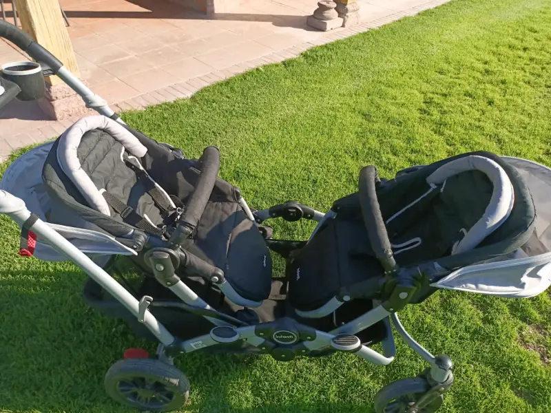 Coche doble para bebé Infanti duo ride - 5