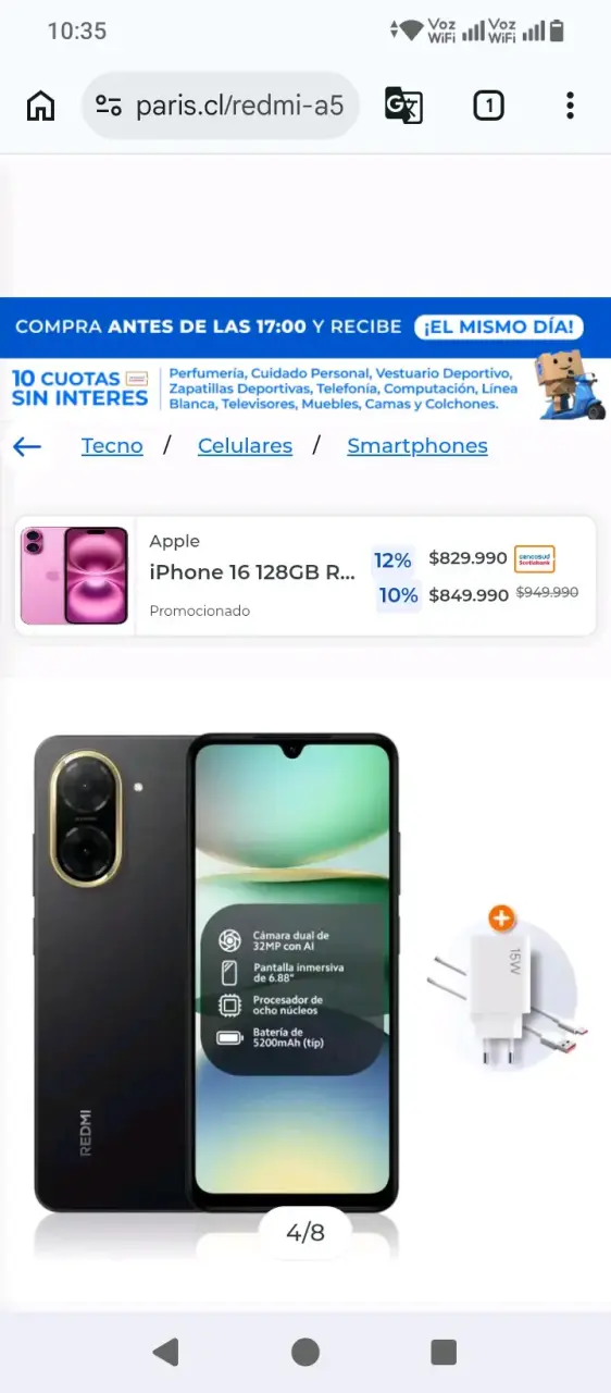 Xiaomi Redmi A5 Negro 128GB - 2