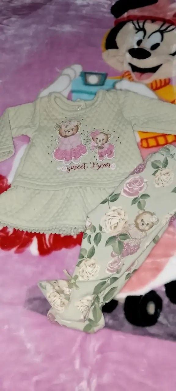 Conjunto infantil estampado ositos