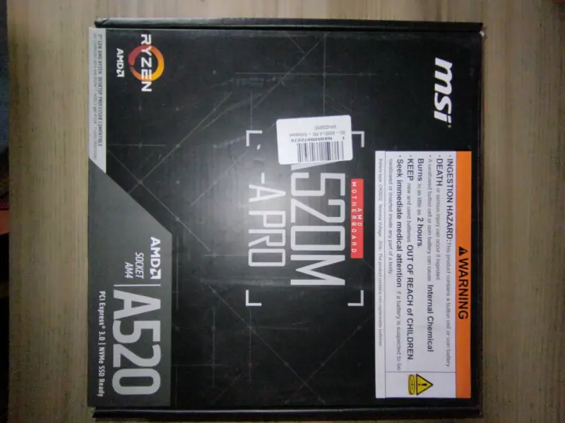 Placa madre MSI A520M A- PRO