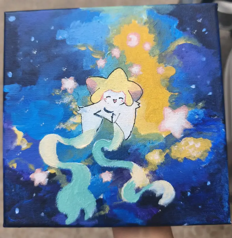 Cuadro de Jirachi Pokemon