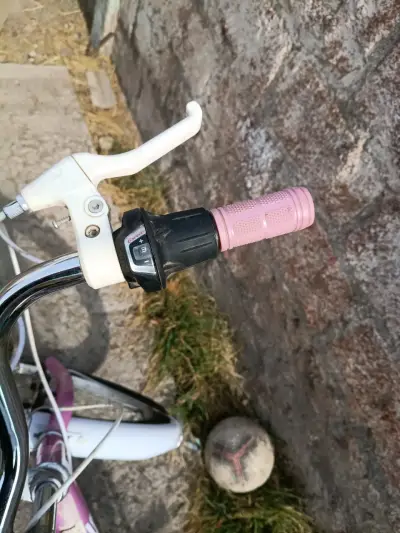 Bicicleta Brabus rosa con cesta - miniatura 3