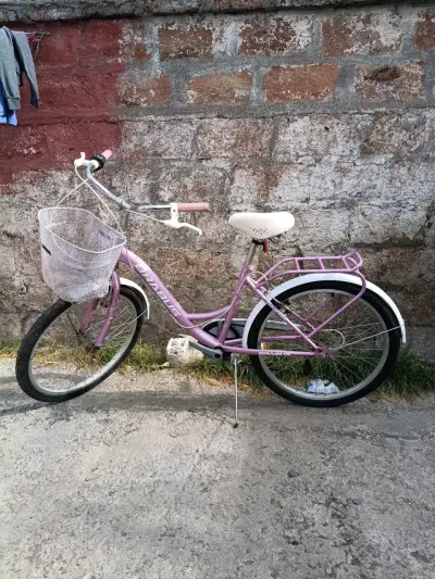 Bicicleta Brabus rosa con cesta - miniatura 4