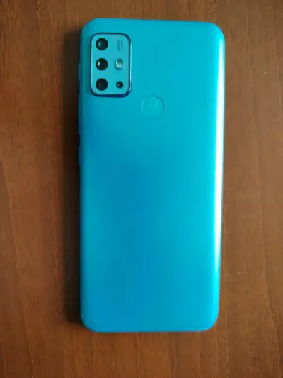 Celular Motorola azul - miniatura 1