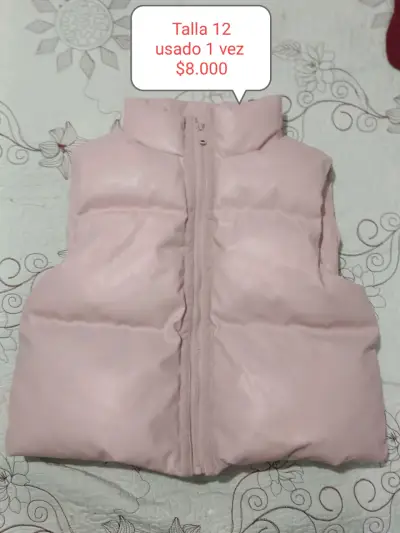 Chaleco rosado talla 12 - miniatura 1