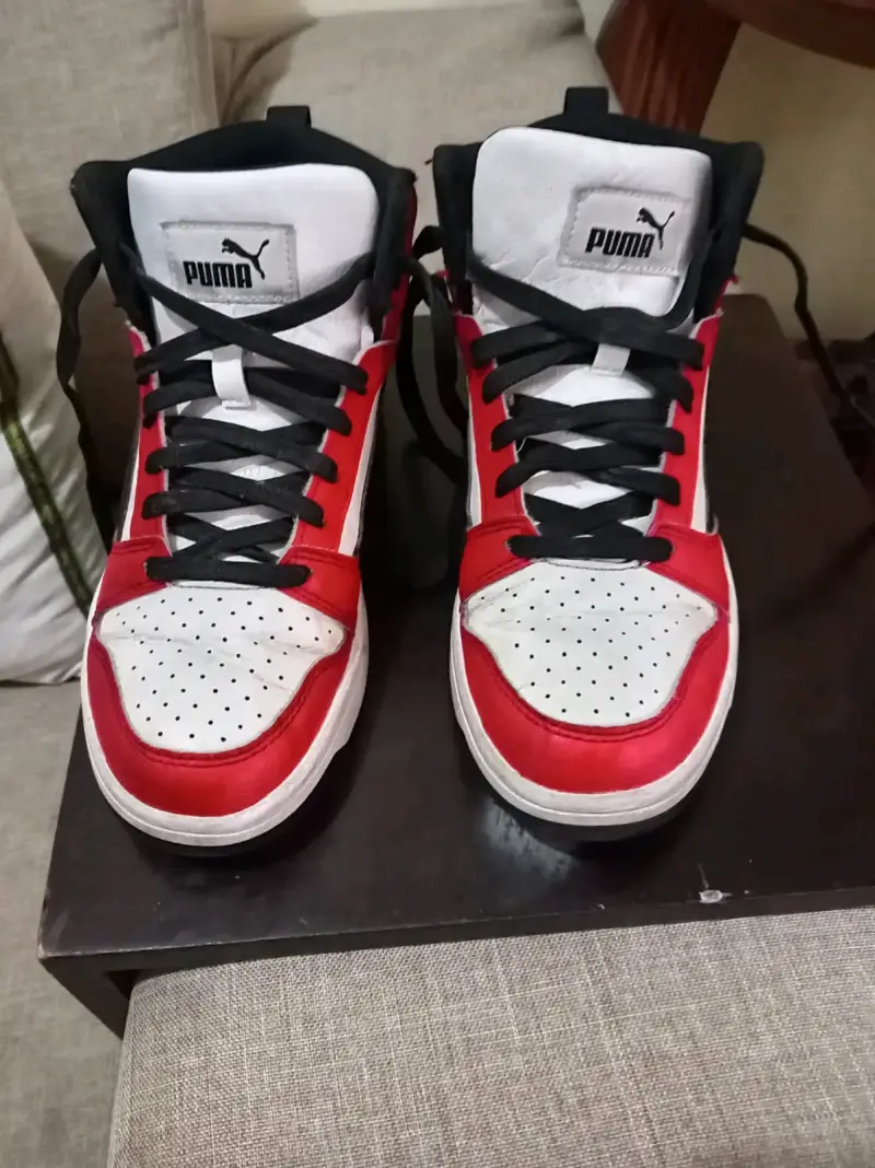 Zapatillas Puma rojas y blancas - 1