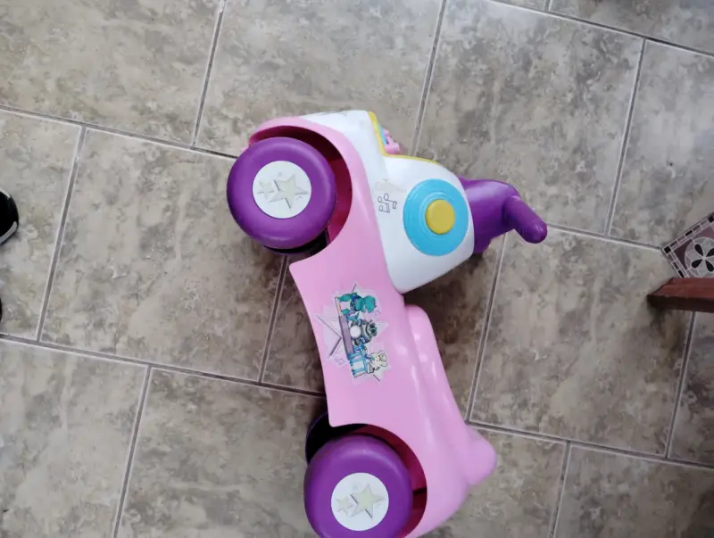 Montable infantil rosado y morado - 2