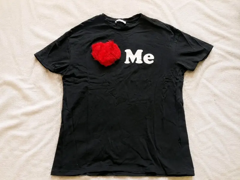 Polera estampada Chicago negra - 4