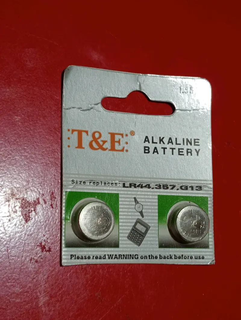 Pilas alcalinas T&E LR44