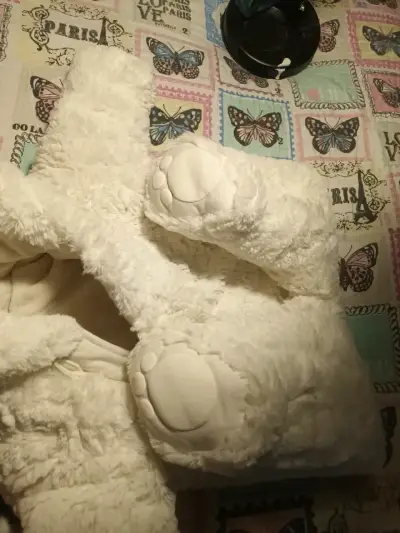 Pijama infantil polar blanco - miniatura 3