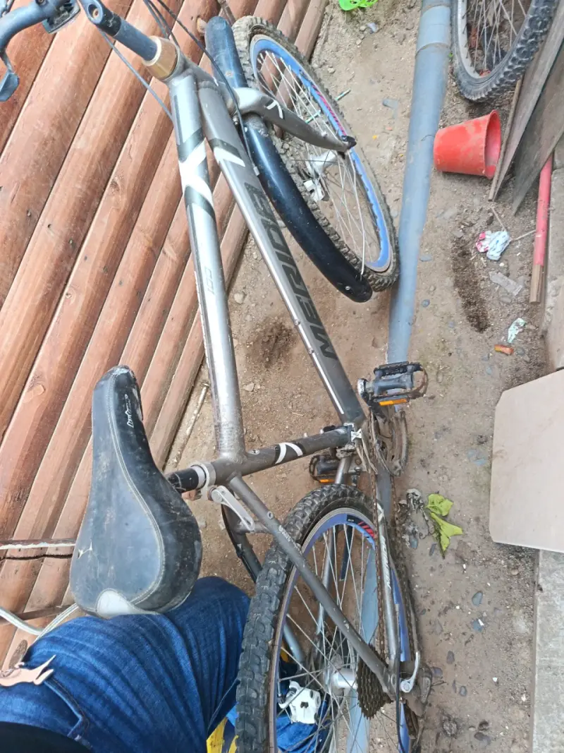 Bicicleta de montaña gris - 3