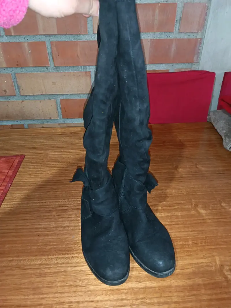 Botas negras de gamuza - 2