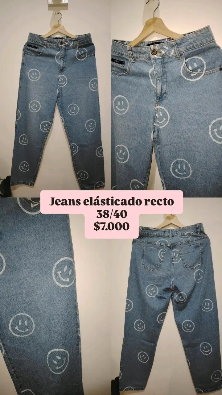 Jeans happy face