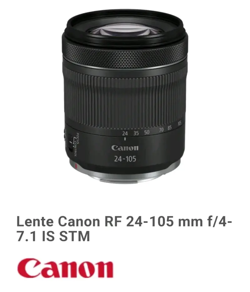 Lente Canon RF 24-105 mm