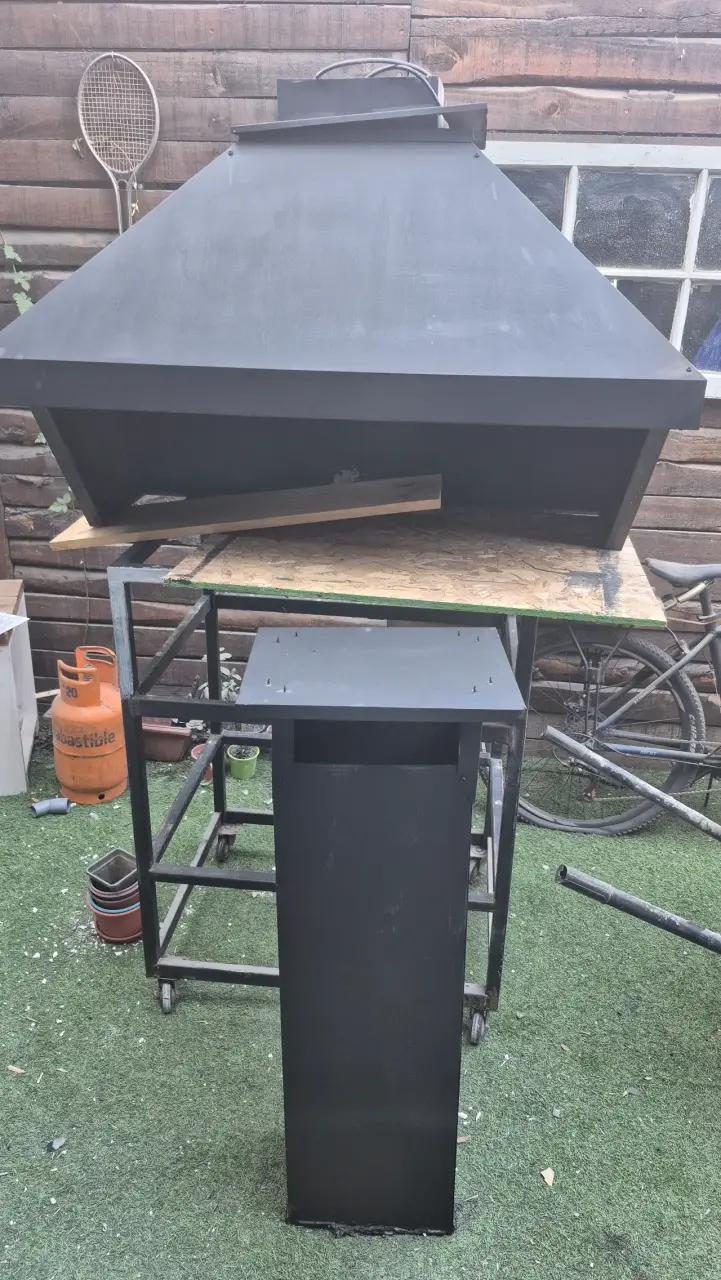 Campana con extractor de humo para parrilla - 4