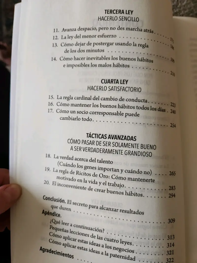 Libro Hábitos Atómicos - 3