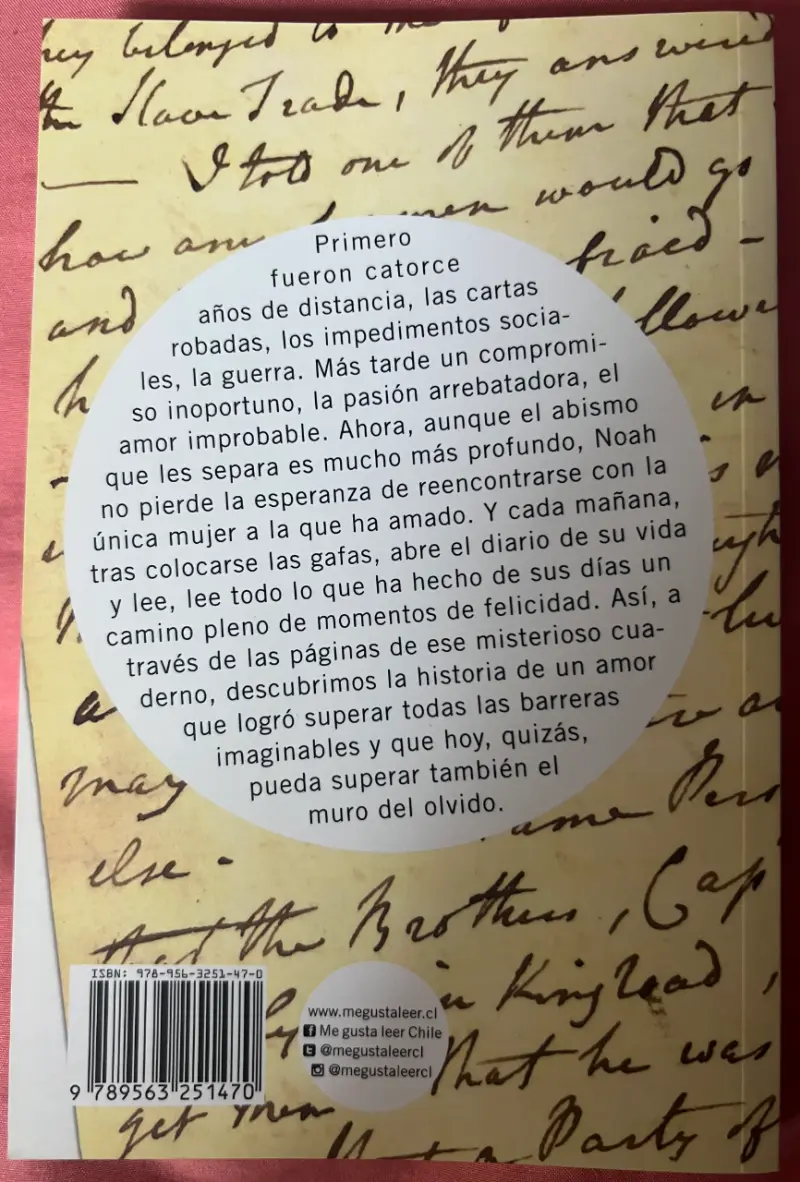 Diario de una pasión, Nicholas Sparks - 2