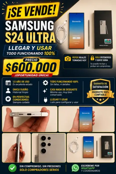 Samsung S24 Ultra usado 1.5 años - miniatura 1