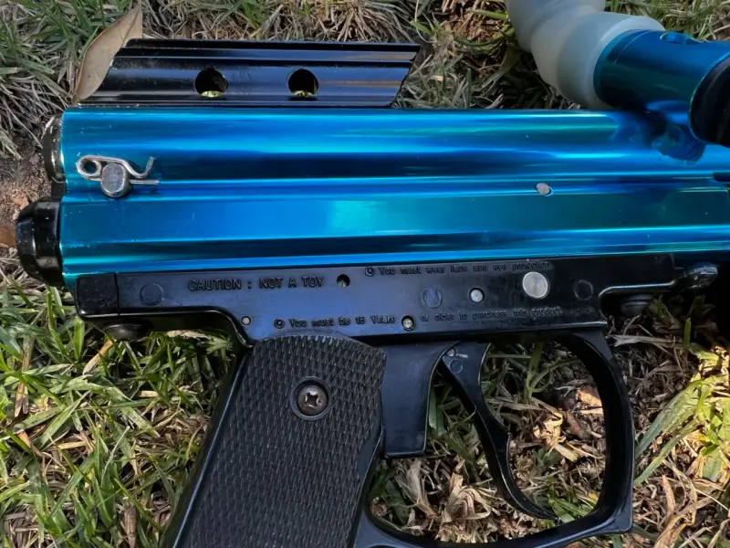 Marcadora de paintball azul Spider Sonix - 2