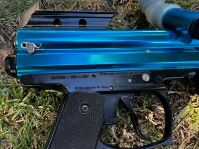 Marcadora de paintball azul Spider Sonix - miniatura 2