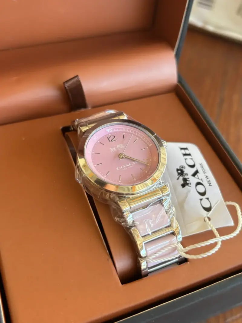 Reloj Coach rosado nuevo - 2