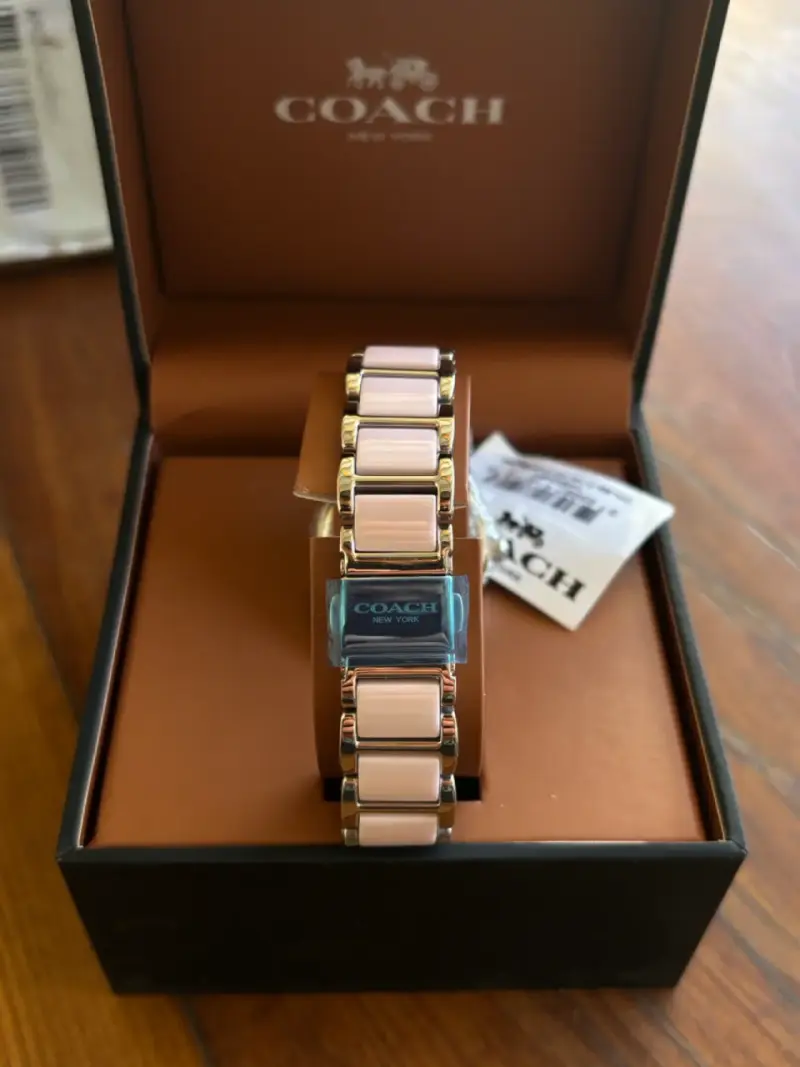 Reloj Coach rosado nuevo - 3