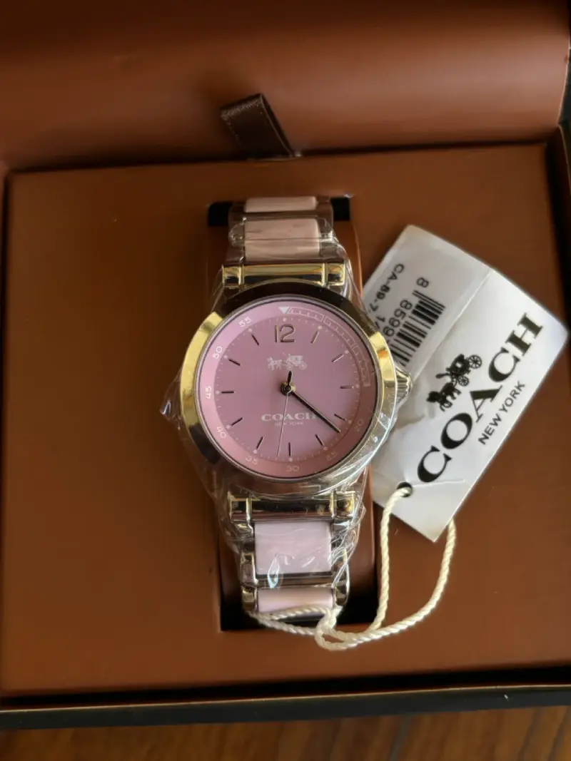 Reloj Coach rosado nuevo - 4