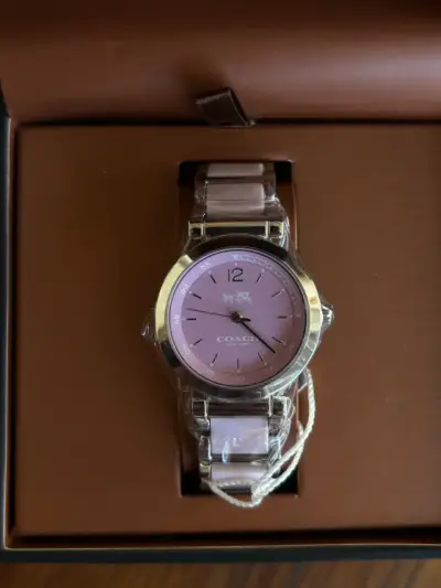 Reloj Coach rosado nuevo - miniatura 6