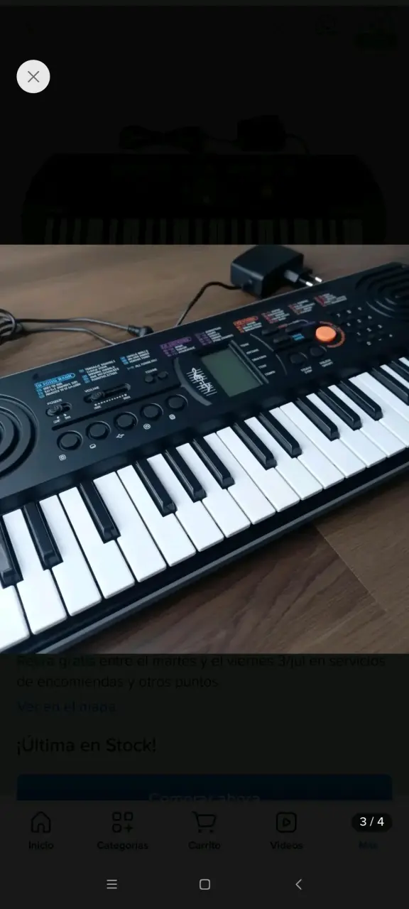 Teclado Casio SA77 incluye transformador - 3