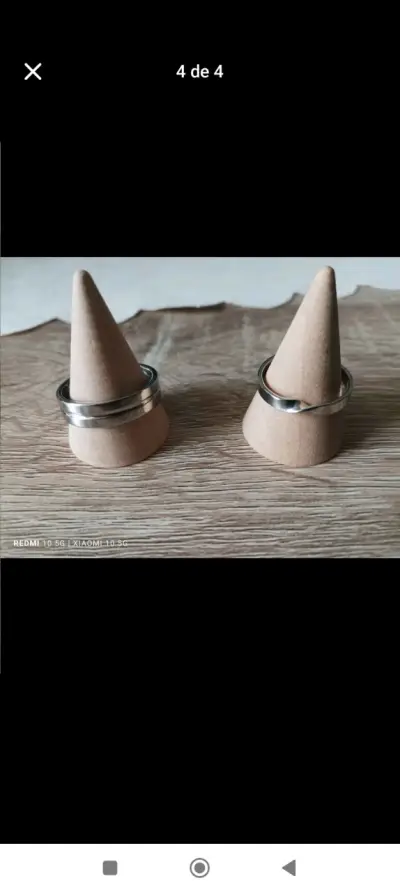 Conjunto de anillos de metal - miniatura 1