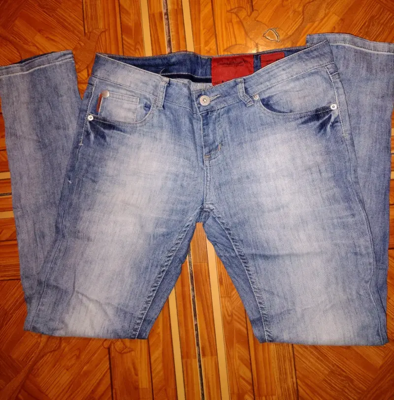 Jeans azul para mujer - 5