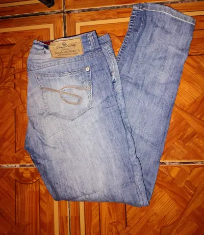 Jeans azul para mujer - miniatura 6