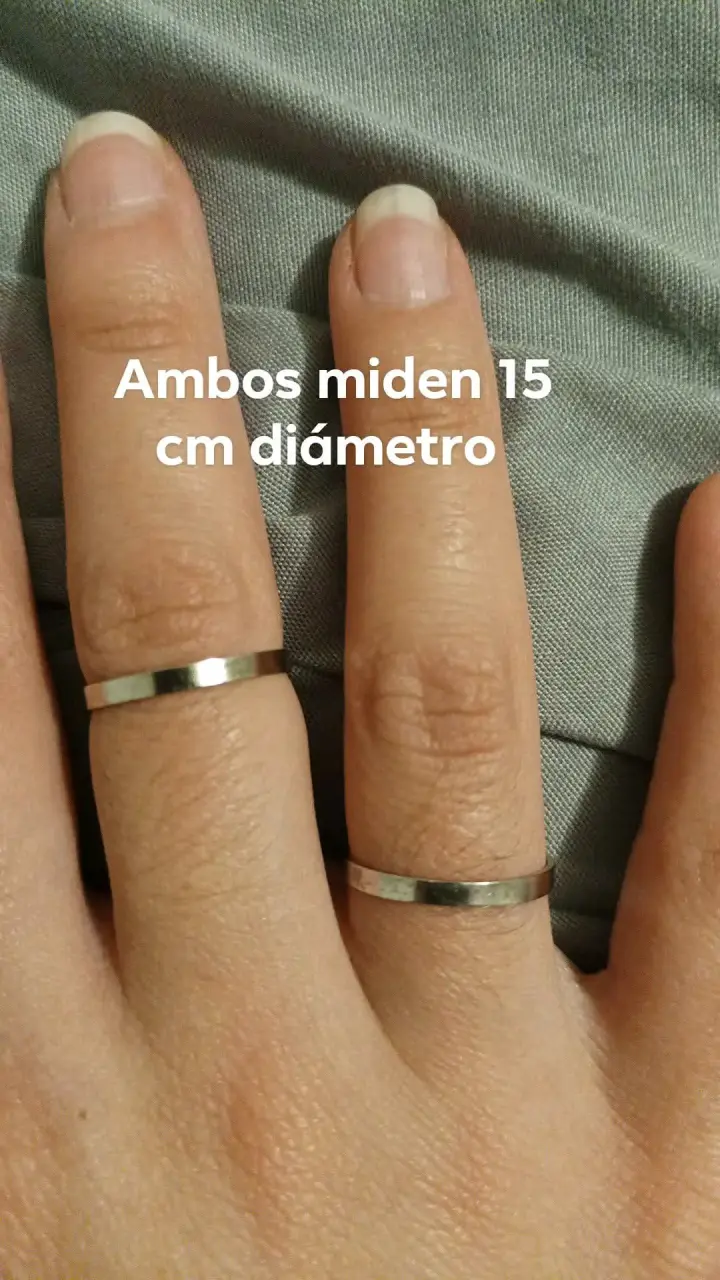 Anillos de acero minimalistas - 2