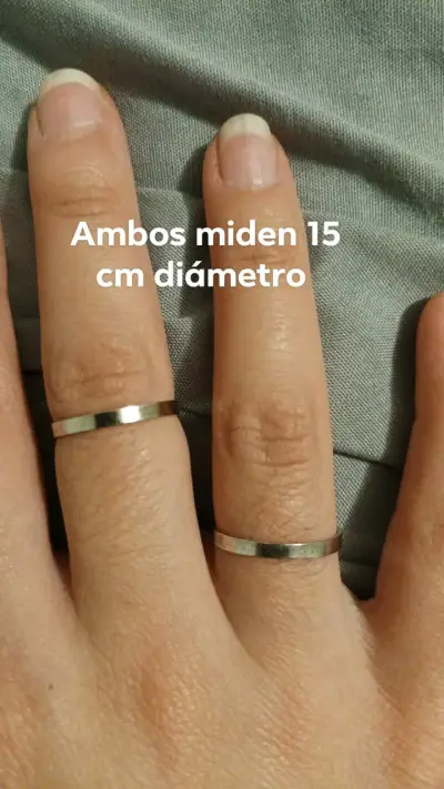 Anillos de acero minimalistas - miniatura 2