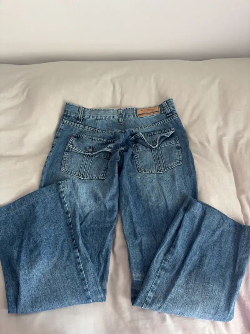 Jeans de mezclilla azul - 3