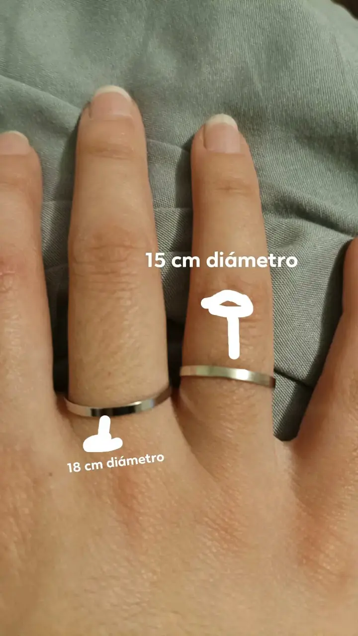 Anillos de acero minimalistas - 2