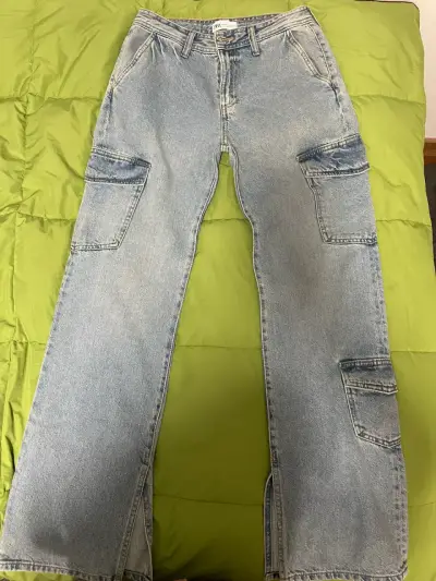Jeans cargo Zara💕 - miniatura 1