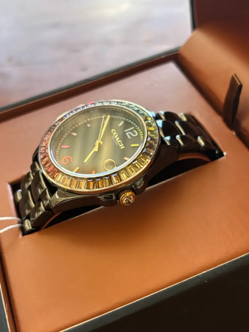 Reloj Coach con cristales - 3