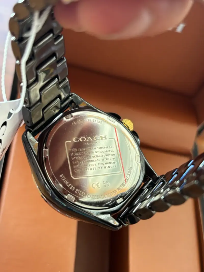Reloj Coach con cristales - 5