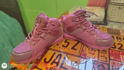 Botas de trekking rosadas n31 colloky - miniatura 2