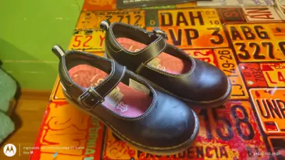 Zapatos escolares niña negro n30 - miniatura 1