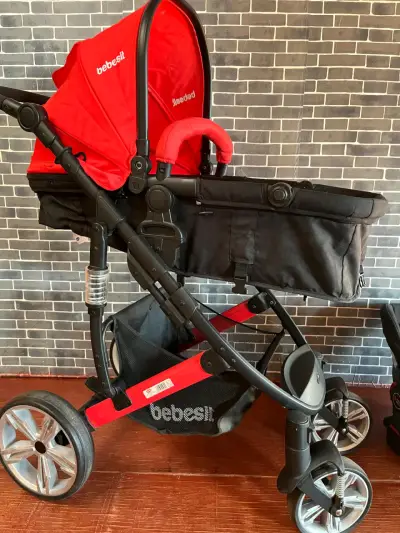 Coche para bebé Bebesit rojo - miniatura 1