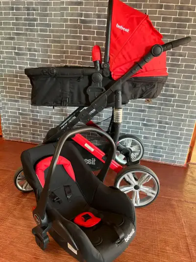 Coche para bebé Bebesit rojo - miniatura 2