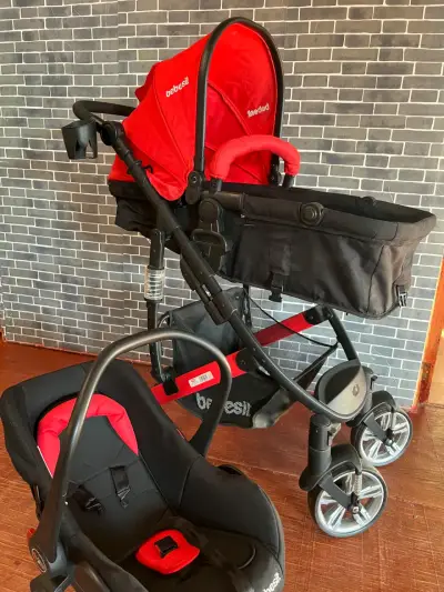 Coche para bebé Bebesit rojo - miniatura 4