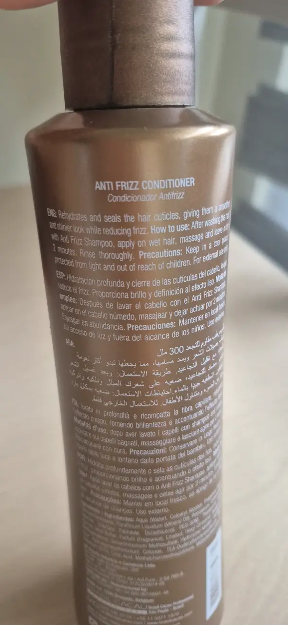 Acondicionador Antifrizz Brasil Cacau - 2